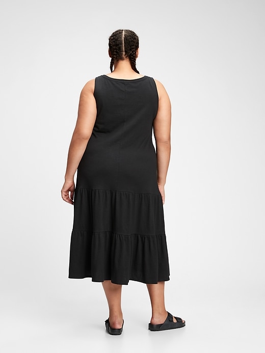 Image number 6 showing, Sleeveless Tiered Maxi Dress