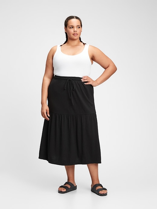 Image number 6 showing, Tiered Midi Skirt