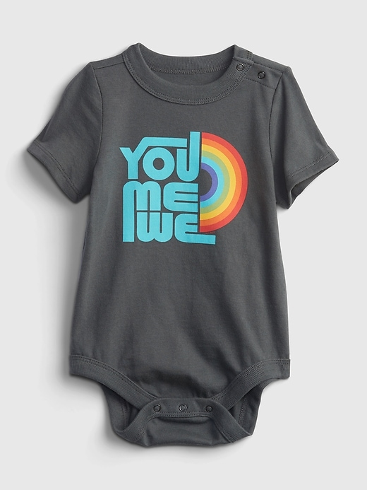 Image number 3 showing, The Gap Collective Pride Baby 100% Organic Cotton Bodysuit