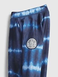 View large product image 3 of 3. Baby Recycled Tie-Dye Print Shorty Swim One-Piece