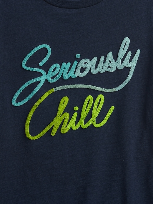 Image number 3 showing, Kids Embroidered Graphic T-Shirt