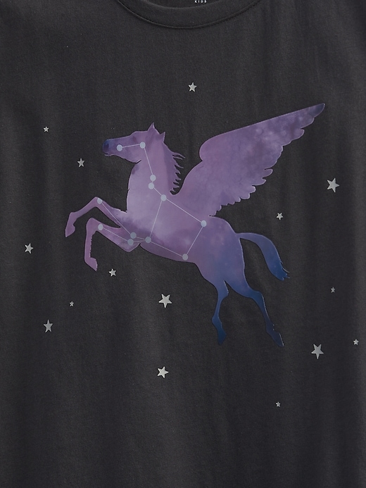 Image number 2 showing, Kids Organic Cotton Interactive Graphic T-Shirt