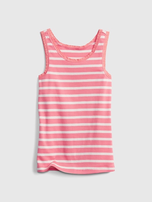 Image number 1 showing, Kids Lace Trim Tank Top