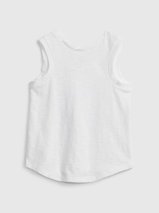 2 of 8 showing, with the color white of product Toddler Gen Good Tank Top