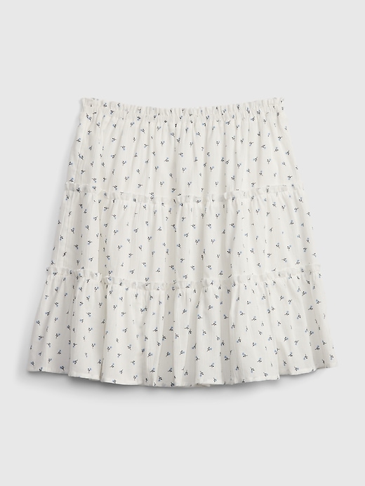 Image number 3 showing, Teen 100% Organic Cotton Tiered Skirt