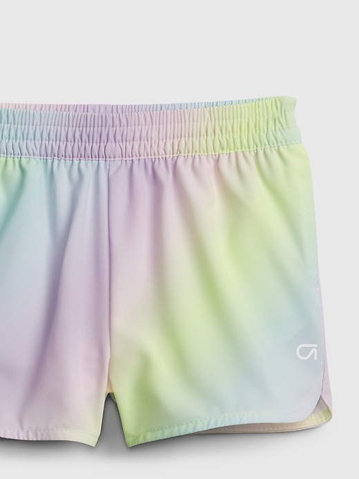 Image number 3 showing, GapFit Toddler Recycled Pull-On Athletic Shorts