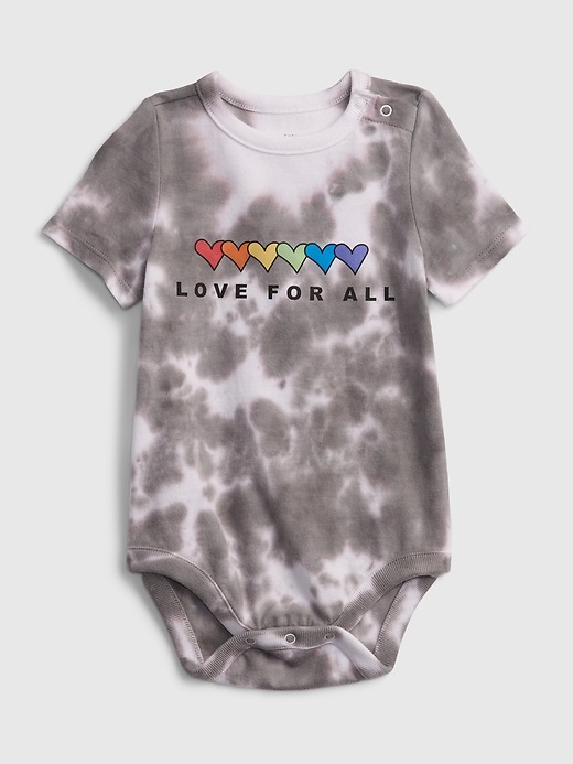 Image number 1 showing, The Gap Collective Pride Baby 100% Organic Cotton Bodysuit