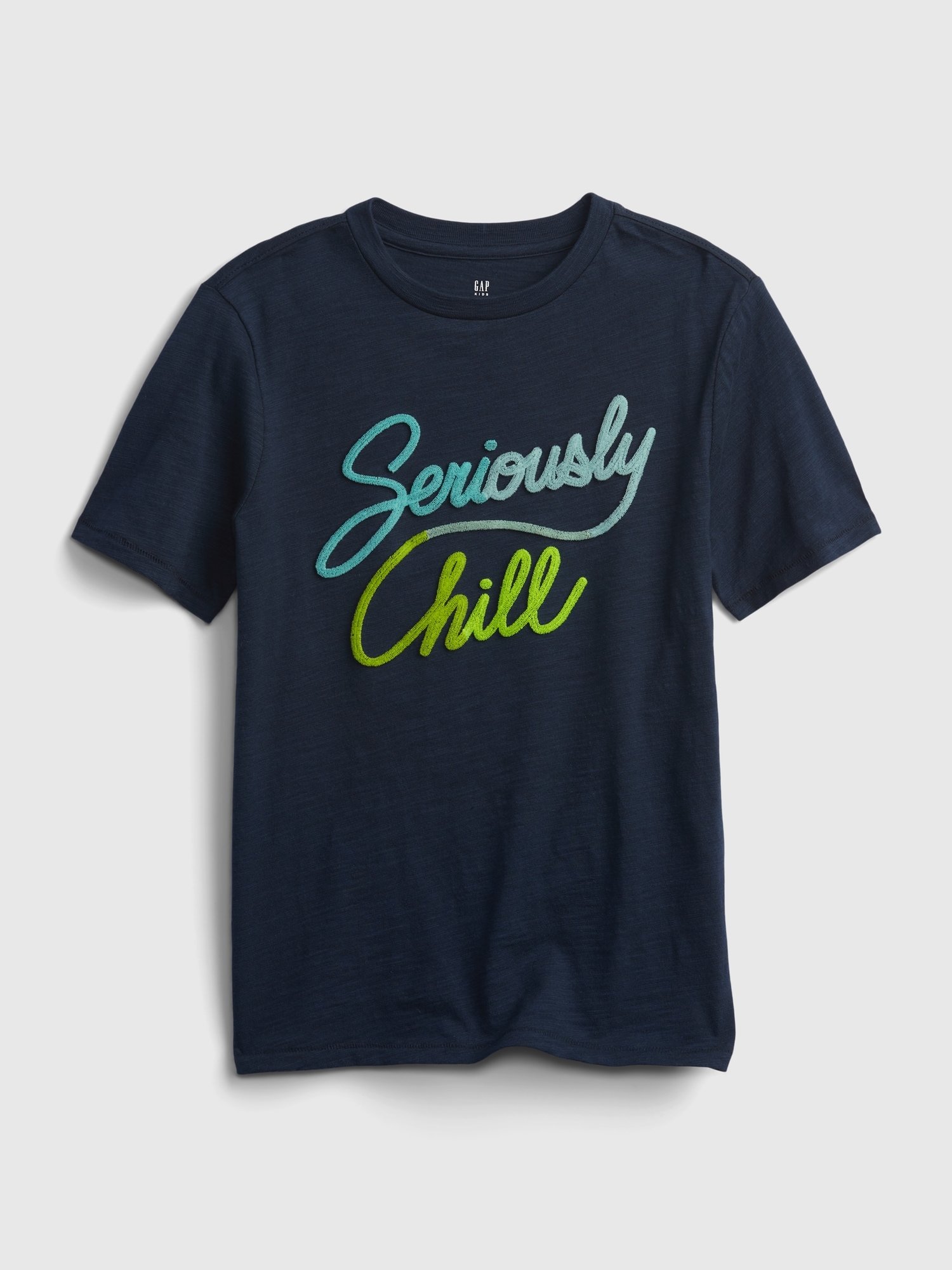 Kids Embroidered Graphic T-Shirt