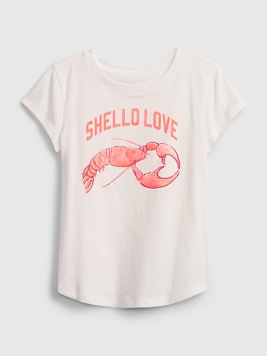 Kids 100% Organic Cotton Graphic T-Shirt from GAP - $9.99