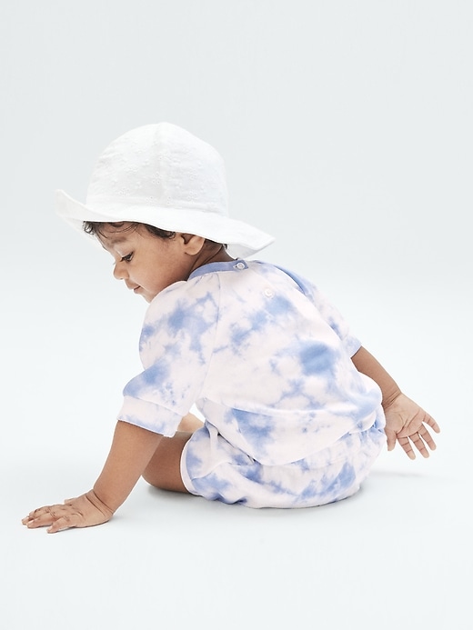2 of 8 showing, with the color optic white of product Baby Eyelet Bucket Hat