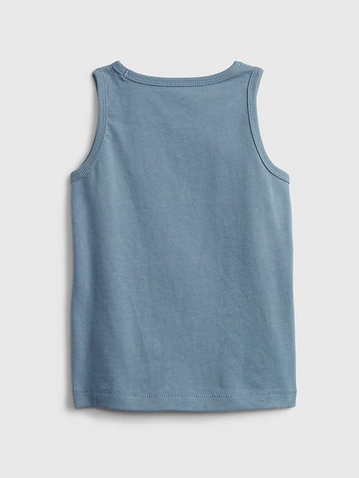 2 of 8 showing, with the color classic blue of product Toddler Gen Good Tank Top