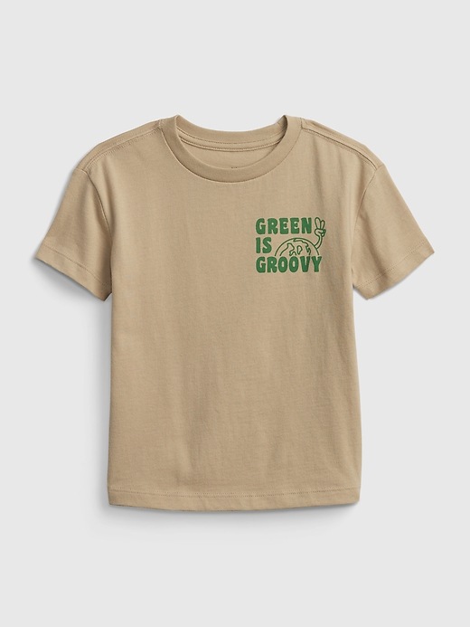 1 of 8 showing, with the color sand khaki of product Toddler Gen Good Graphic T-Shirt