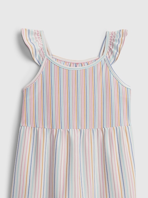 Image number 2 showing, Kids 100% Recycled Polyester Stripe PJ Dress