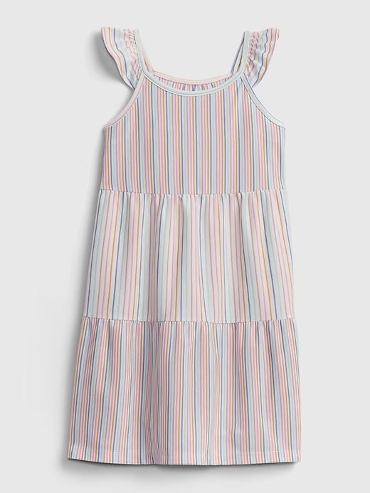 Image number 1 showing, Kids 100% Recycled Polyester Stripe PJ Dress