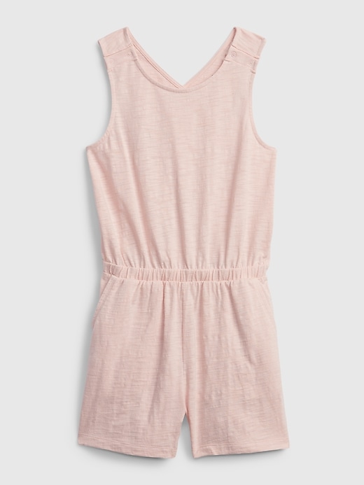 Image number 1 showing, Kids Cross Back Romper