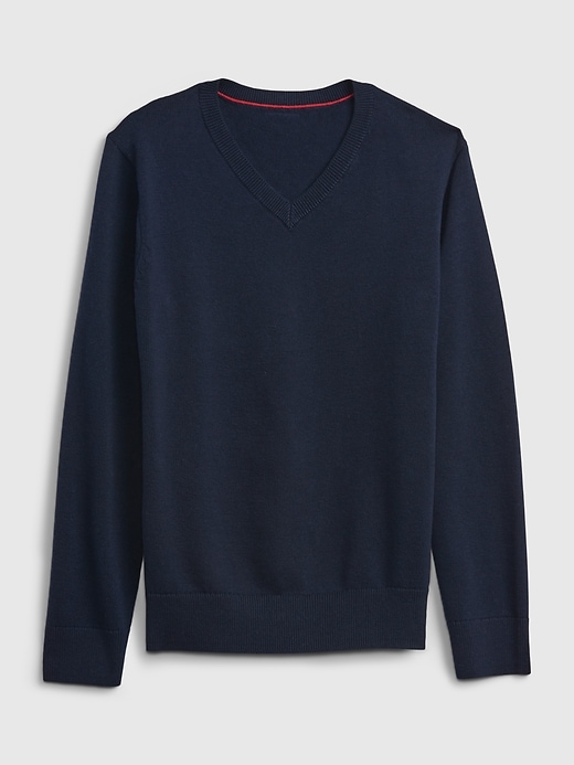 View large product image 1 of 1. Kids Organic Cotton Uniform Sweater