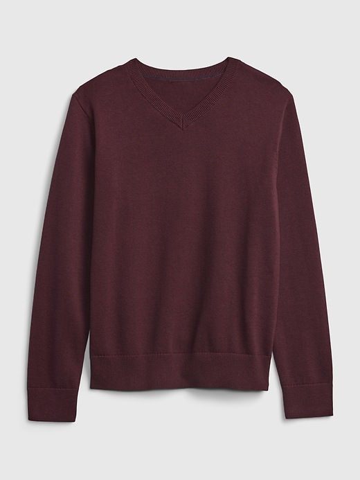 View large product image 1 of 4. Kids Organic Cotton Uniform Sweater
