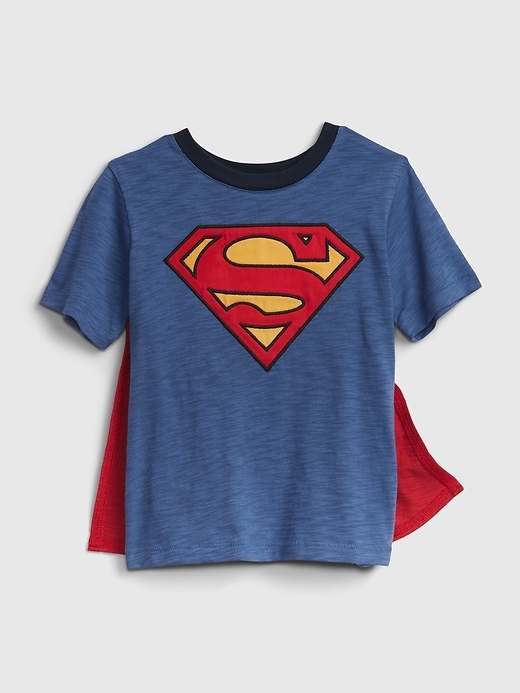NWT Gap Kids Superman Tee with Cape Long Sleeve 4 Years 