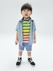 View large product image 4 of 4. Toddler Chambray Shirt