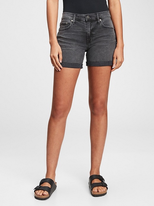 Image number 1 showing, 5'' Mid Rise Denim Shorts With Washwell&#153