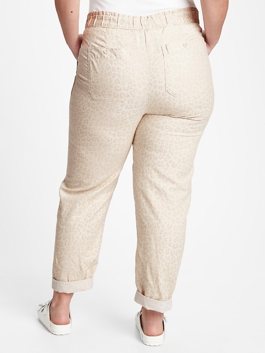 Image number 5 showing, High Rise Paperbag Pull-On Pants