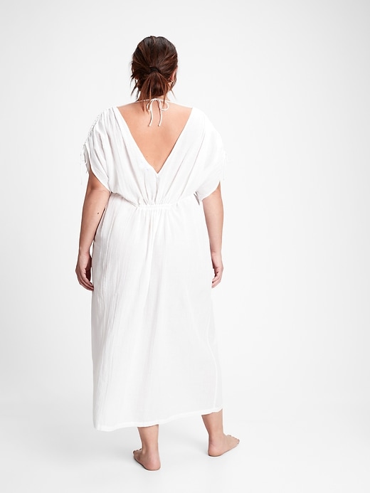 Image number 4 showing, Dreamwell Crinkle Maxi Cover-Up