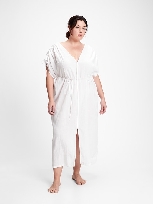 Image number 3 showing, Dreamwell Crinkle Maxi Cover-Up