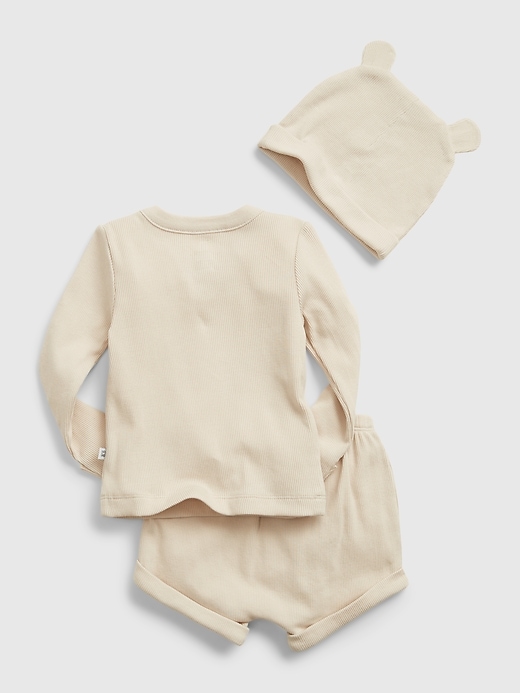 Image number 2 showing, Baby 100% Organic Cotton Outfit Set