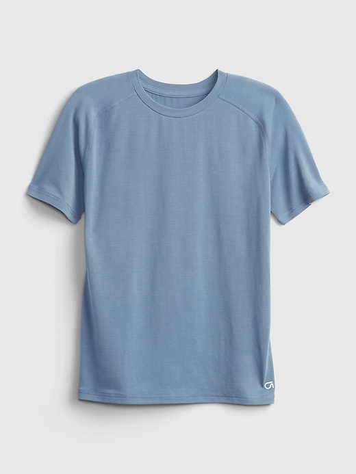 1 of 8 showing, with the color bainbridge blue of product GapFit Kids T-Shirt