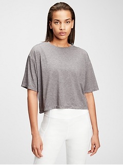 gap cropped t shirt