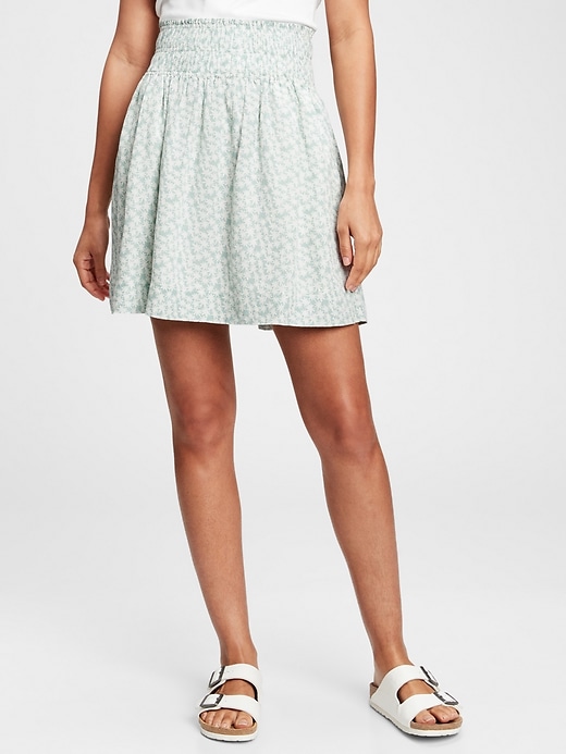 Image number 9 showing, Smocked Mini Skirt