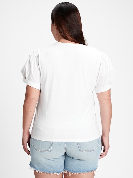 Image number 7 showing, Puff Sleeve T-Shirt