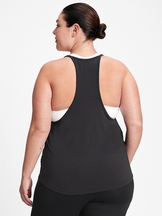 Image number 8 showing, GapFit Breathe Relaxed Racerback Tank Top