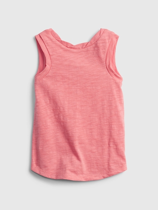 2 of 8 showing, with the color apple blossom pink of product Toddler Gen Good Tank Top