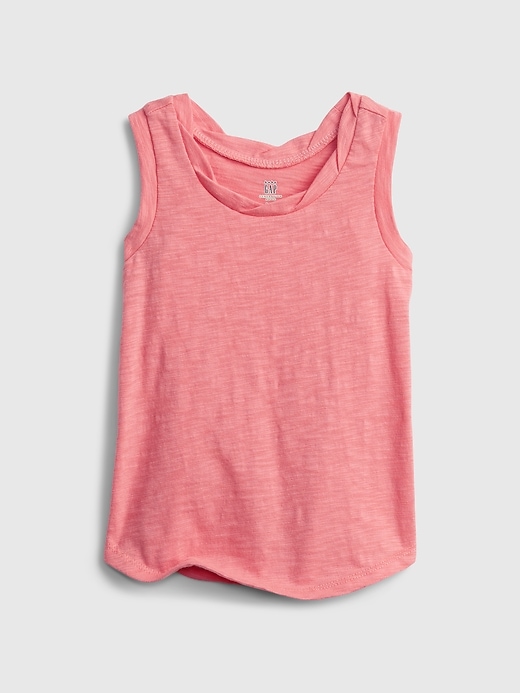 1 of 8 showing, with the color apple blossom pink of product Toddler Gen Good Tank Top