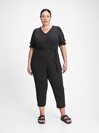 View large product image 5 of 7. Button-Front Jumpsuit