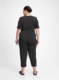 View large product image 6 of 7. Button-Front Jumpsuit