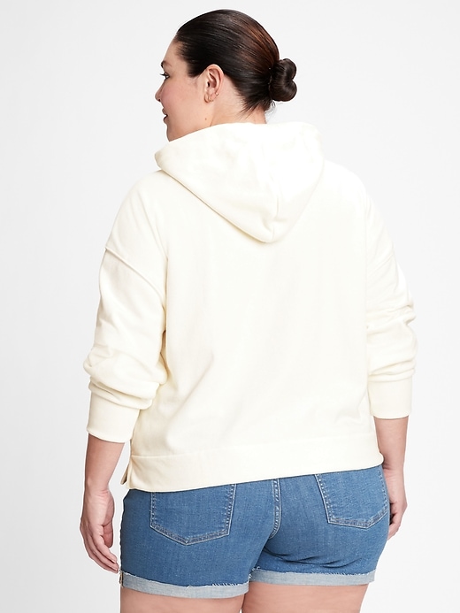 Image number 7 showing, Vintage Soft Lace Up Hoodie