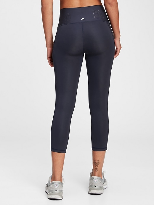 Image number 2 showing, GapFit High Rise Capri Leggings in Sculpt Revolution