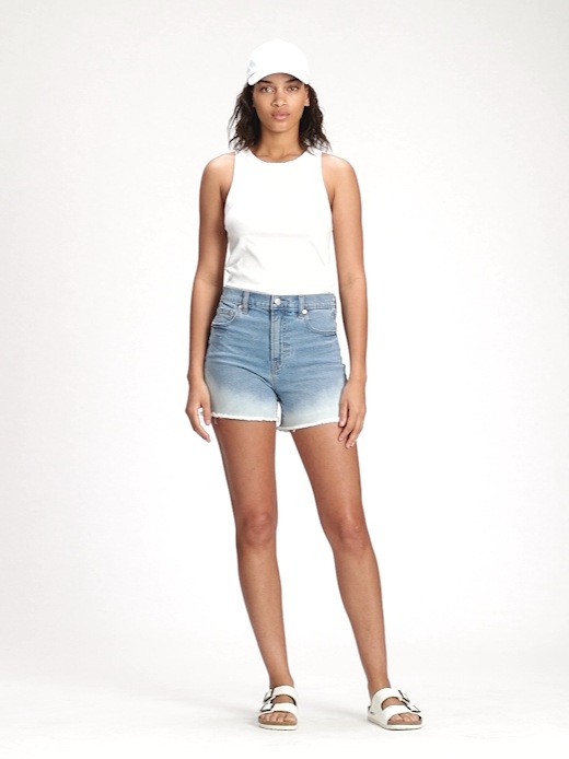 High Rise Denim Shorts with Washwell | Gap