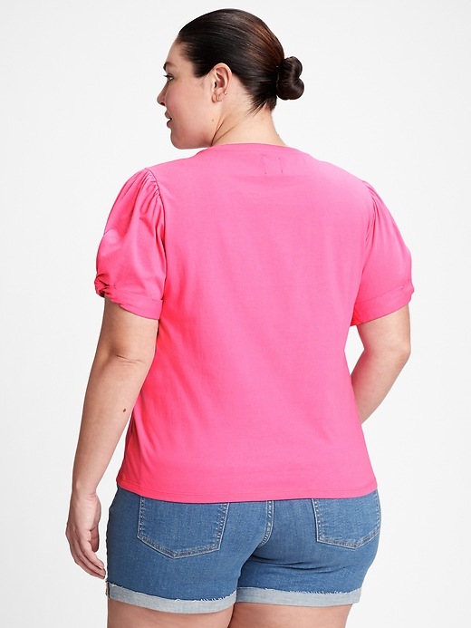 Image number 7 showing, Puff Sleeve T-Shirt