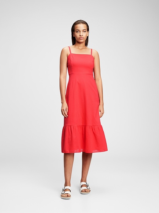 Image number 9 showing, Squareneck Midi Dress