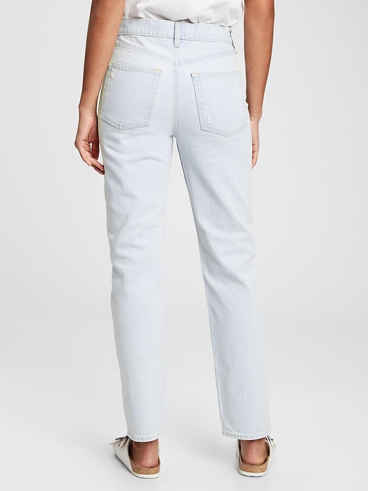 Image number 2 showing, Sky High Straight Leg Jeans with Washwell