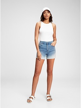 gap high waisted shorts