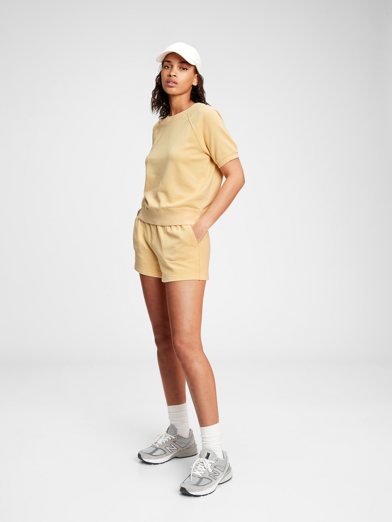 Raglan short sleeve sweatshirt Clearance