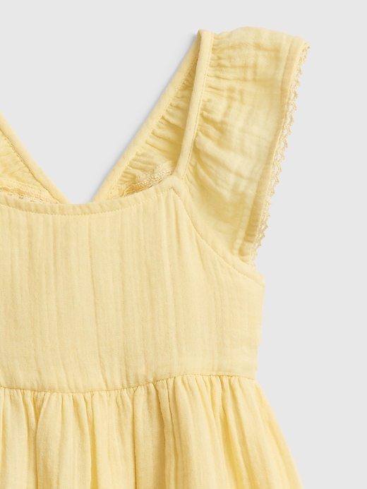 Image number 3 showing, Toddler Gauze Flutter Dress