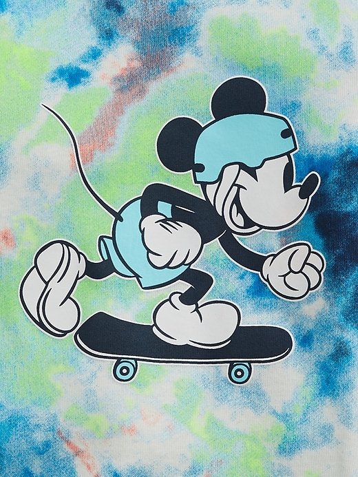 Image number 2 showing, babyGap &#124 Disney Mickey Mouse 100% Organic Cotton Tie-Dye PJ Set
