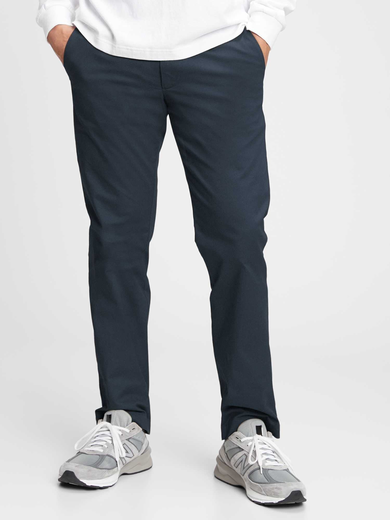 gap stretch khakis