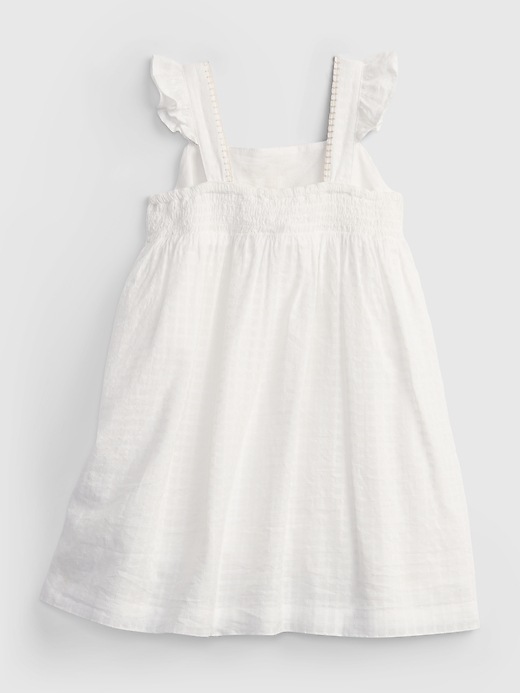2 of 8 showing, with the color new off white of product Toddler Embroidered Dress