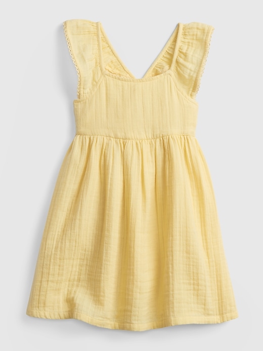 Image number 1 showing, Toddler Gauze Flutter Dress
